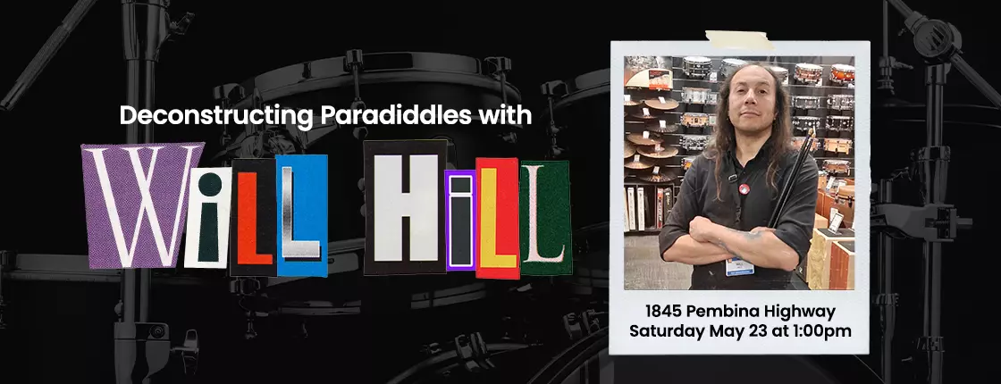Deconstructing Paradiddles with Will Hill - Winnipeg